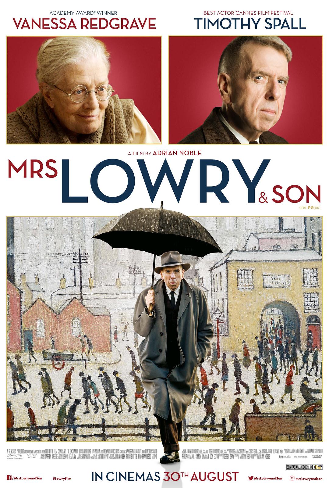 洛瑞太太和她的儿子 蓝光原盘下载+高清MKV版/洛瑞&火柴男人(台) / Mrs. Lowry & Son / Mrs Lowry and Son 2019 Mrs Lowry & Son 28.8G