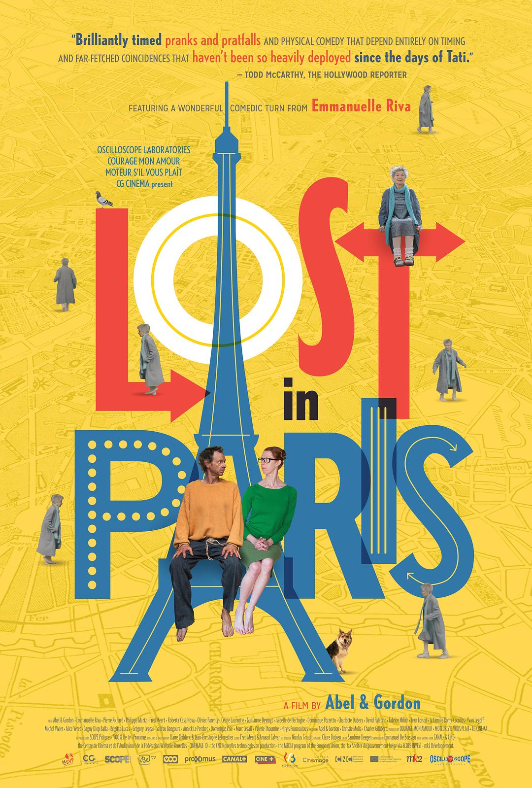 流浪巴黎 蓝光原盘下载+高清MKV版/巴黎意乱情迷(台) / 迷失巴黎 / Lost in Paris 2016 Paris pieds nus 16.1G