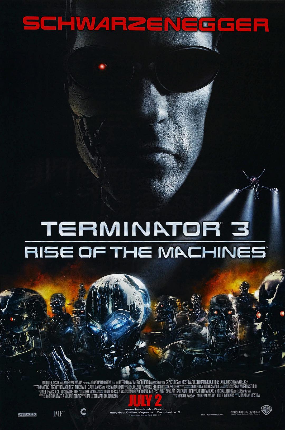 终结者3 蓝光原盘下载+高清MKV版 /终结者3： 机器的觉醒/未来战士3：歼灭者TX/魔鬼终结者3 2003 Terminator 3: Rise of the Machines 35.5G