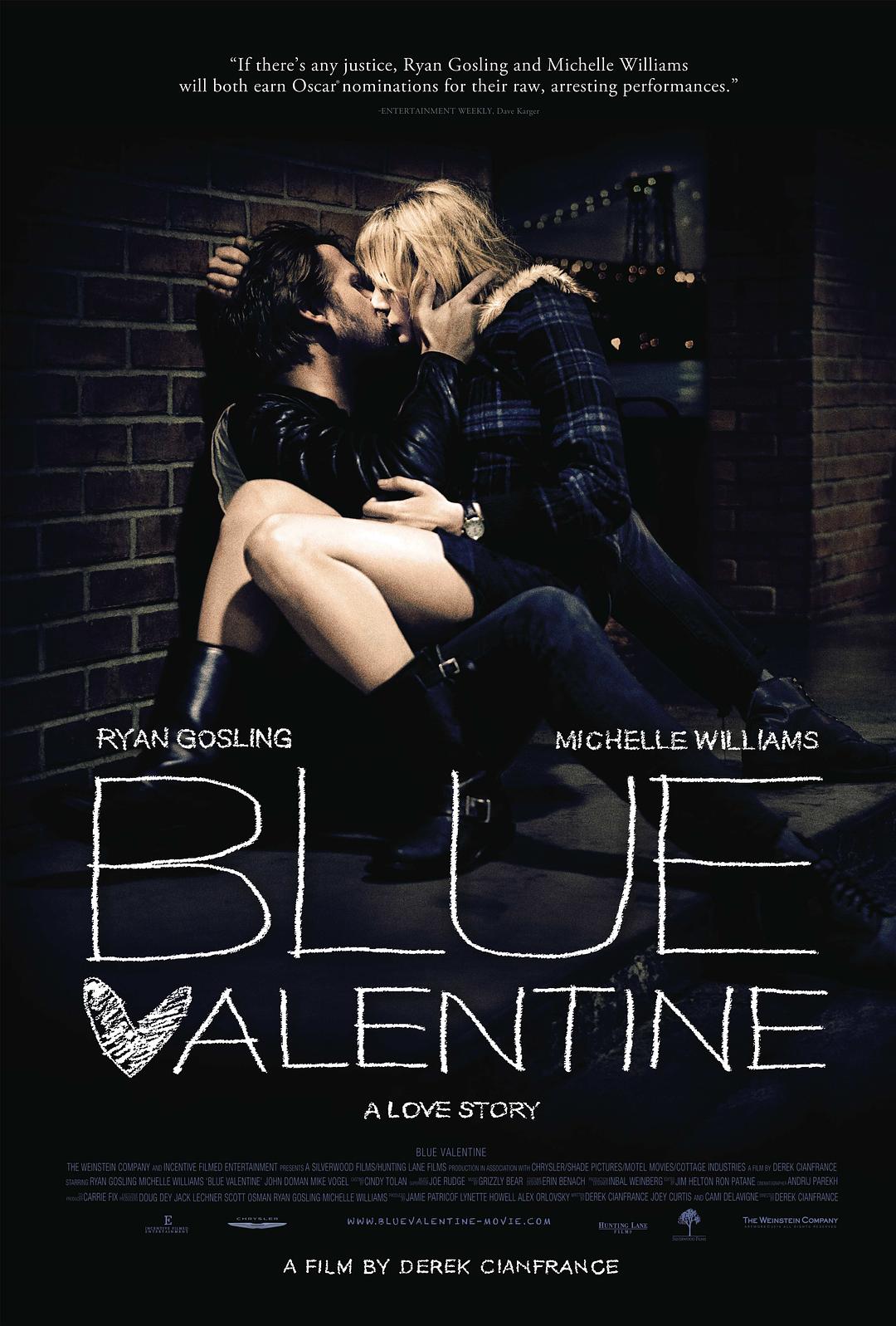 蓝色情人节 蓝光原盘下载+高清MKV版 /有人喜欢蓝(港) 2010 Blue Valentine 23.2G