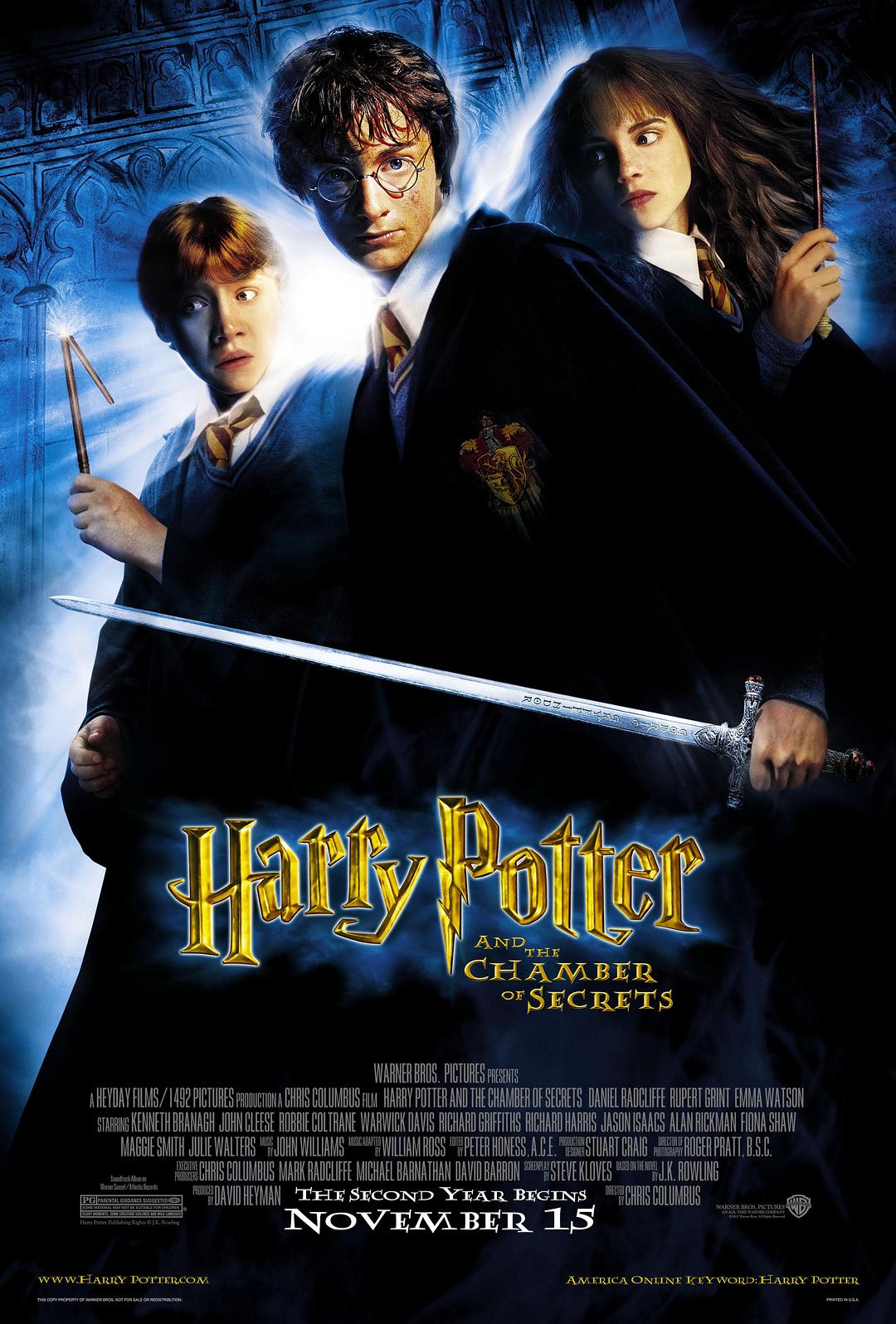 哈利·波特2 4K蓝光原盘下载+高清MKV版 哈利·波特与密室/哈2/哈利波特2：消失的密室(港/台) 2002 Harry Potter and the Chamber of Secrets 80.4G