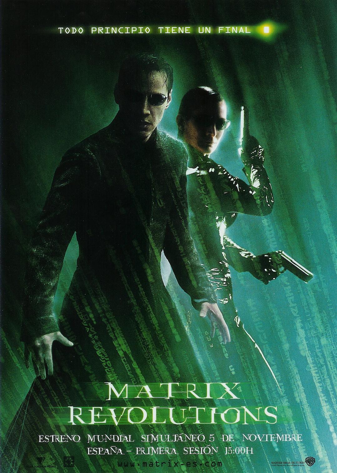 黑客帝国3：矩阵革命 4K 蓝光原盘下载+高清MKV版/骇客任务完结篇：最后战役/廿二世纪杀人网络3：惊变世纪/黑客帝国3 2003 The Matrix Revolutions 62.7G