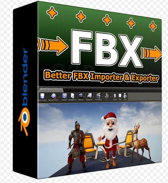 Blender插件 FBX模型导入导出工具 Better FBX Importer & Exporter v5.4.1 – 百度云下载